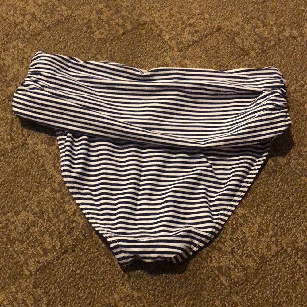 striped bathing suit bottoms - Picture 2 of 2